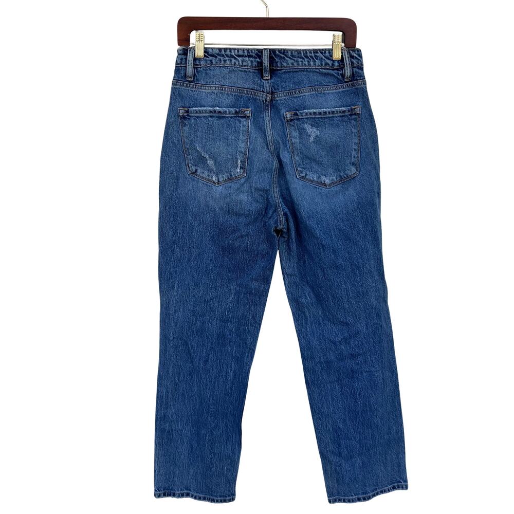 KanCan Signature 90s Straight High Rise Distressed Blue Jeans 28 Vintage Y2K - Picture 2 of 10